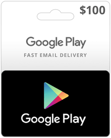 $100 USA GOOGLE PLAY CARD