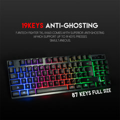 FANTECH K613 Fighter TKL II Tournament Edition Gaming Keyboard