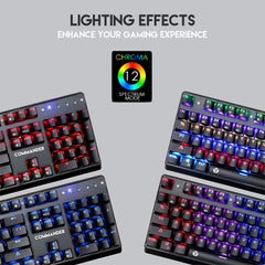 FANTECH MVP-862 Commander Mechanical Gaming Keyboard & Mouse