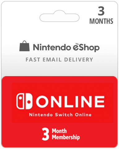 Buy 3 Months Nintendo Switch Online Membership Online