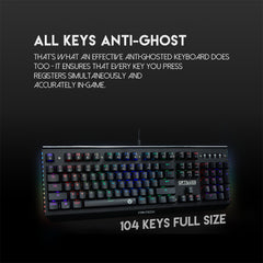 FANTECH MK884 Optiluxs RGB Optical Switch Keyboard