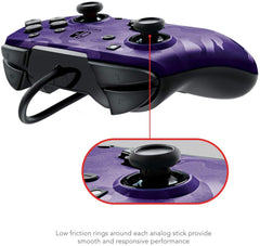 Controller NINTENDO SWITCH PRO Deluxe+ Audio Wired Controller – Purple Camo