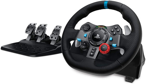 Logitech Dual-Motor Feedback Driving Force G29 Gaming Racing Wheel with Responsive Pedals for PlayStation 5, PlayStation 4 and PlayStation 3 – Black