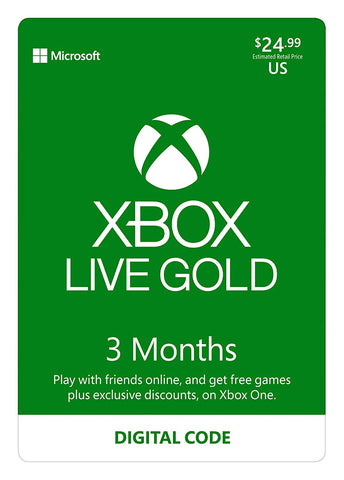 Xbox Live Gold: 3 Month Membership