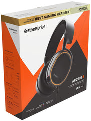 SteelSeries Arctis 5 – Gaming Headset – RGB Illumination – DTS Headphone:X v2.0 Surround for PC and PlayStation 4 – Black [2019 Edition]