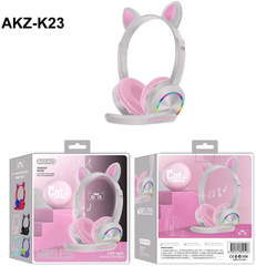 cat ear headset akz-k23