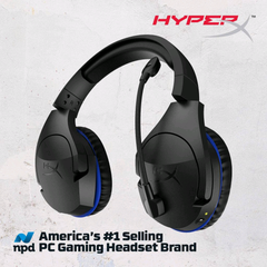 HyperX Cloud Stinger Wireless – Gaming Headset with Long Lasting Battery up to 17 Hours of Use, Immersive In-Game Audio, Noise Cancelling Microphone, Comfortable Memory Foam, and Designed for PS4