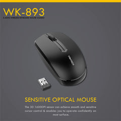 FANTECH WK-893 Wireless Keyboard Mouse Combo