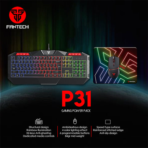 Fantech P31 Gaming Backlight Wired Set