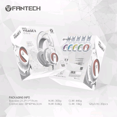 FANTECH HG17S Visage V2 Gaming Headset (White)