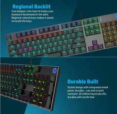 HP GK400F RGB Mechanical Keyboard (Blue Switch)