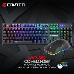 FANTECH MVP-862 Commander Mechanical Gaming Keyboard & Mouse