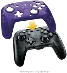 Controller NINTENDO SWITCH PRO Deluxe+ Audio Wired Controller – Purple Camo