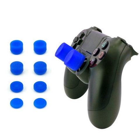 8Pcs Silicone Analog Thumb Stick Joystick Grips For PS4/PS5 Thumb Grip For Sony Playstation 4 PS4 Pro Slim Replacement Parts