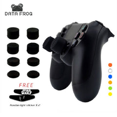 8Pcs Silicone Analog Thumb Stick Joystick Grips For PS4/PS5 Thumb Grip For Sony Playstation 4 PS4 Pro Slim Replacement Parts